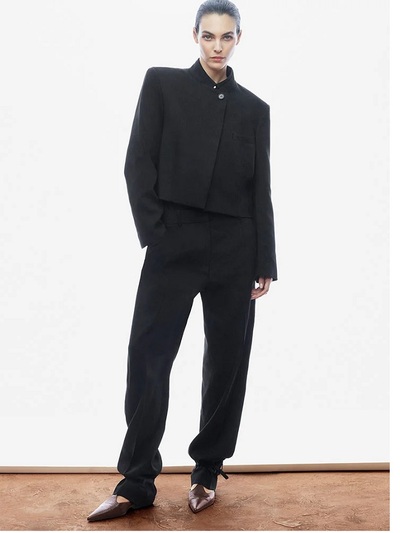 Σακάκι με λαιμό δίχως πέτα 