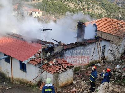 Αροανία: Πυρκαγιά κατέστρεψε κατοικήσιμη...
