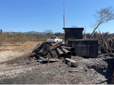 Φωτoγραφία 2, η μία από τις δύο γεωτρήσε...