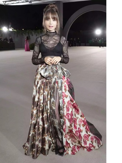 Λίλι Κόλινς με Dior