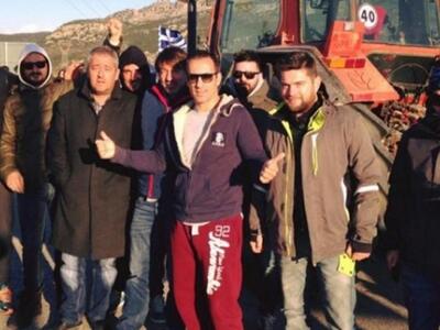 Ο Πέτρος Ίμβριος στο πλευρό των αγροτών του Ευήνου
