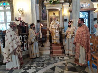 ΠΑΤΡΑ: Ο Επίσκοπος Χρύσανθος μίλησε για τον Τίμιο Σταυρό την Κυριακή στην Παντάνασσα