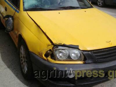 Αμφιλοχία: Tαξί χωρίς πινακίδες οδηγούσε...