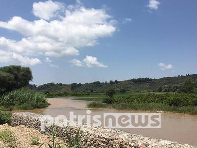 Ηλεία: Φούσκωσε ξανά ο Αλφειός και κατασ...