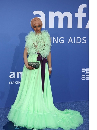 Χαλίμα Αντεν με Valentino Couture