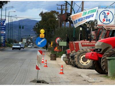 Δυτική Αχαϊα: Μπλόκο από τους αγρότες τη...