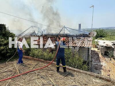 Ηλεία: Εντοπίστηκε πτώμα σε φωτιά σε σπί...