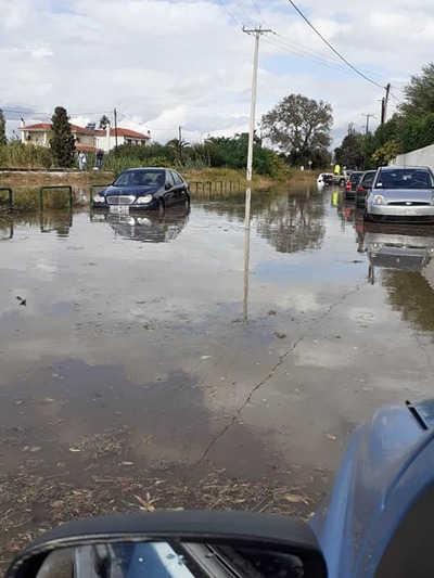 Πλημμύρισε το Ρίο - Εγκλωβίστηκαν αυτοκίνητα! ΔΕΙΤΕ ΦΩΤΟ