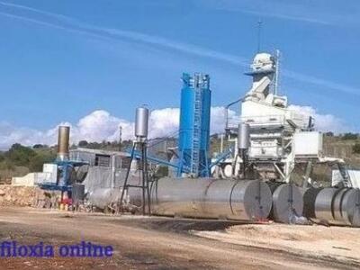 Φωτιά σε παρασκευαστήριο ασφάλτου στο ερ...