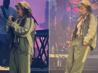 Η στιγμή που η Lola Young καταρρέει στη ...