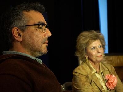 Η Μαριάννα Σταματιάδου στη φωτ. με τον μ...