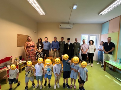 Στον αγιασμό του Δημοτικού Παιδικού Σταθ...