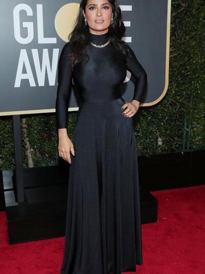 ΣΑΛΜΑ ΧΑΓΙΕΚ ΜΕ BALENCIAGA