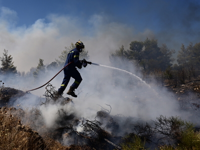 Φωτιά στην Αργολίδα - Εστάλη μήνυμα του 112 