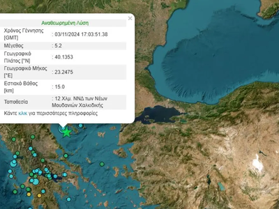 Σεισμός στη Χαλκιδική: Βίντεο από τη στι...