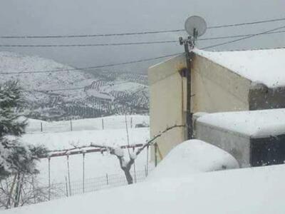 Η επέλαση του χιονιά στην Κρήτη - Προβλή...