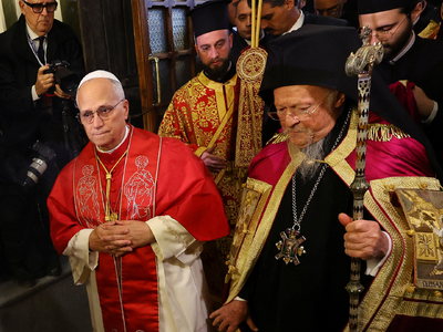 Στο Φανάρι ο Πάπας Λέων- Υπεγράφη η κοιν...