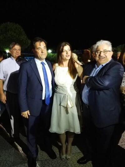 Με τον βουλευτή Κ. Τζαβάρα και την Πρόεδ...