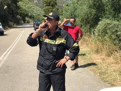 Ο Διοικητής της ΠΥ Πύργου Γιάννης Πετσούτσος 