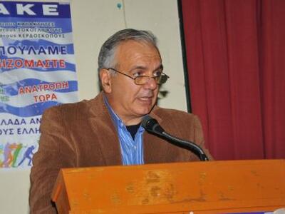 Σωτήρης Καρβέλης: Ούτε ένα πιάτο φαγητό ...