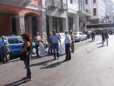 Μέλη της διοίκησης του Εργατικού Κέντρου...