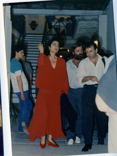 Η Ειρήνη Παππά ανάμεσα στους προσκεκλημέ...