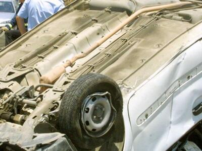 Πάτρα: Ανατροπή αυτοκινήτου στα Δεμένικα