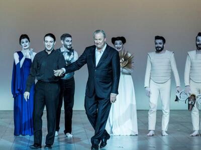 Ο Θοδωρής Οικονόμου με τον Ρόμπερτ Γουίλσον.