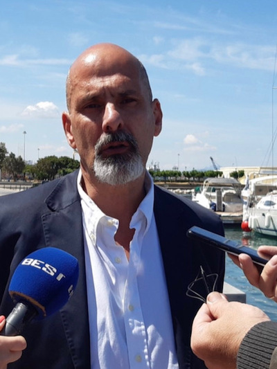Ο Αντιπεριφερειάρχης Χαράλαμπος Μπονάνος...