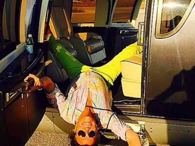 Ηλίας Ψινάκης: Selfie στο ελικόπτερο- ΔΕΙΤΕ ΦΩΤΟ