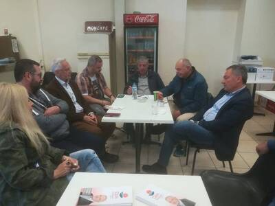 Επίσκεψη Γιώργου Ρώρου στη ΔΕΥΑΠ