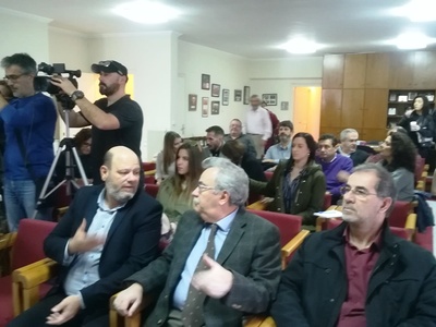 Οι βουλευτές Αχαίας του ΣΥΡΙΖΑ Ανδρέας Ρ...