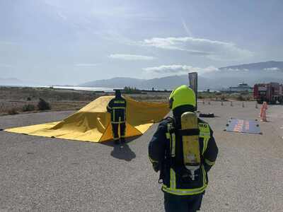 ΔΕΙΤΕ ΦΩΤΟ: Άσκηση της Πυροσβεστικής στη Γέφυρα Ρίου-Αντιρρίου