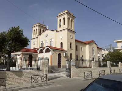 Ο Ιερός Ναός στο Ψαροφάι.