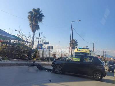 Πάτρα: Τροχαίο στην Οβρυά! ΦΩΤΟ 