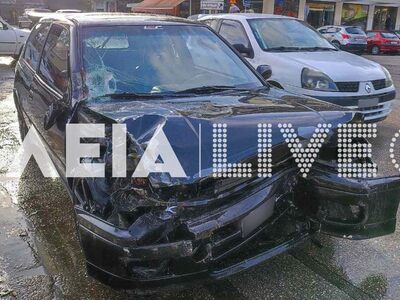 Πύργος: Σφοδρή σύγκρουση στην οδό Πατρών - ΦΩΤΟ