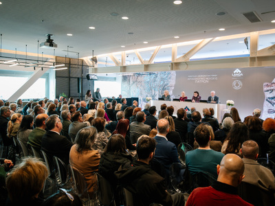 Άποψη της αίθουσας 1896 του Ολυμπιακού Μ...