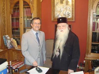 Ν.Νικολόπουλος: Με τον Μητροπολίτη Αμβρό...