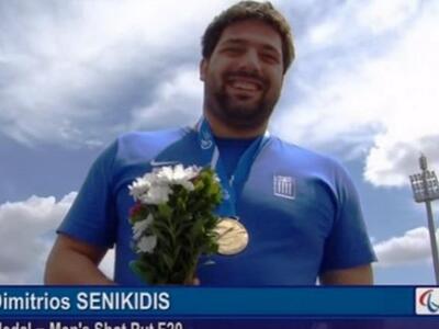 Ασημένιος ο Σενικίδης στην σφαιροβολία τ...