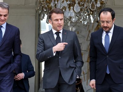 Σήμερα η τριμερής Μακρόν-Μητσοτάκη-Χριστ...