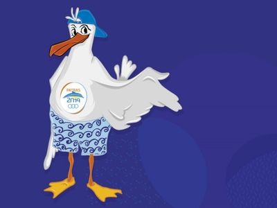 Πρώτη εμφάνιση για τη μασκότ των Μεσογειακών 