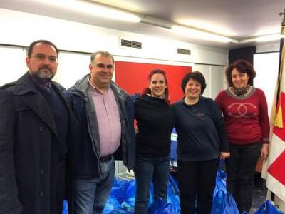 Βοήθεια σε πάνω από 100 οικογένειες προσ...