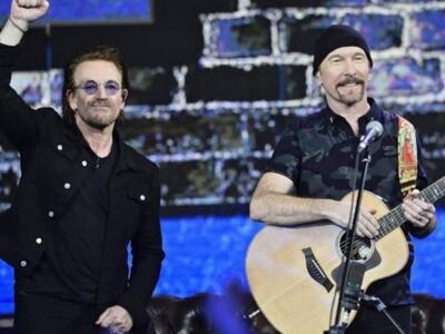 Η στιγμή που ο Μπόνο χάνει τη... φωνή το...