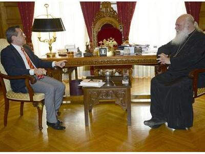 Συνάντηση Νικολόπουλου με Ιερώνυμο σήμερ...