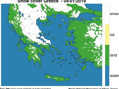 Η μισή Ελλάδα καλυμμένη από χιόνι - Που ...