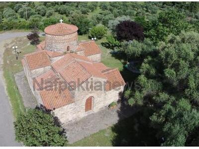 Ναυπακτία: Η Παναγία Παναξιώτισσα από ψηλά…