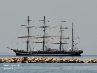 Το «Kruzenshtern» εθεάθη ξανά σήμερα στο...