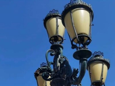 Ο φανοστάτης όπως ήταν στην αρχική του μορφή