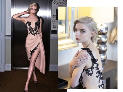 Aνια Τέιλορ Τζόι με Vera Wang