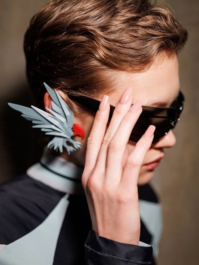 Tα νύχια στο show Off White 